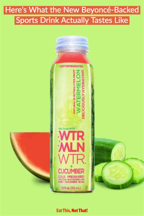 Wtrmln Wtr Has A New Sports Drink Better Than Gatorade Eat This Not That Sports Drink