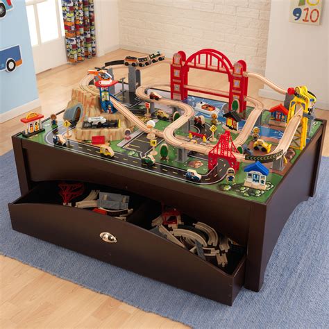 Kidkraft Metropolis Train Table And Set Amazonca Toys And Games