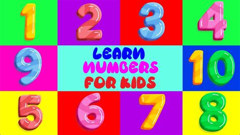 Learning Numbers For Kids 1 10 Kids Learning Count Nursery Rhymes