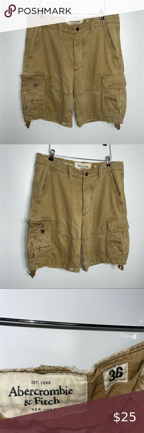 abercrombie and fitch cargo shorts men size 36 abercrombie fitch cargo casual shorts best deals