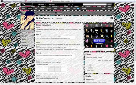 How To Use Layouts For Your Myspace 30 Profile Youtube