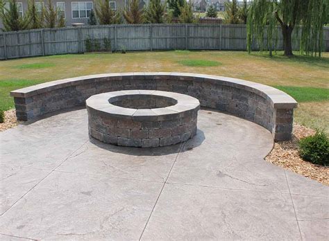 With concrete as a base, a patio serves as an optional surface for the installation of a fire pit, or you can pour a special concrete pad on which to place your fire pit. DIY Concrete Patio in 8 Easy Steps | How to pour a cement slab