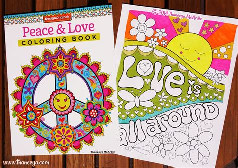 If you like japanese tv shows and cartoons, you will love our gacha life coloring pages. Peace & Love Coloring Book by Thaneeya McArdle | Coloring ...