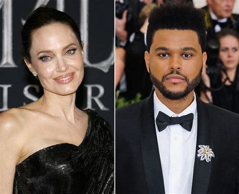 Dlisted Angelina Jolie And The Weeknd Were Seen Having Dinner Together