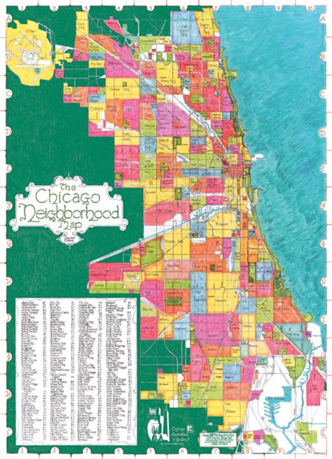 Welcome To Bigstick Inc Chicago Neighborhood Map 2nd Edition