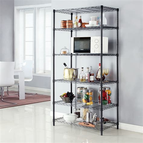 Maybe you would like to learn more about one of these? 6-Tier Wire Shelving Metal Wire Shelf Storage Rack Durable ...