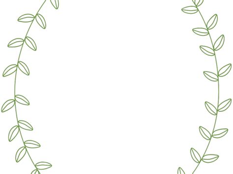 Drawn Leaves Leaf Border Png Clipart Large Size Png Image Pikpng