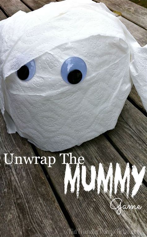 Unwrap The Mummy Game Perfect For Preschool Or Elementary School