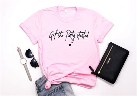 Pink Concert T Shirt Get The Party Started Pink Singer T Shirt Etsy