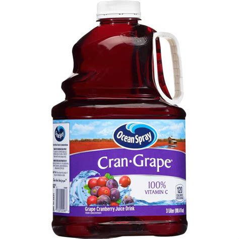 Ocean Spray Cran Grape Juice Drink 3 L Greatland Grocery