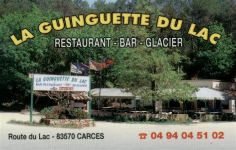 La Guinguette du Lac Restaurants à Carcès