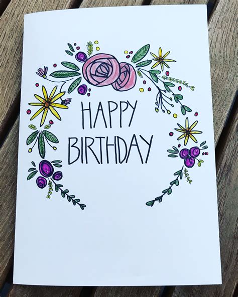 Creative Happy Birthday Card Drawing Ideas