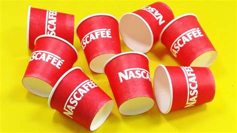 How To Reuse Disposable Coffee Cup Diy Craft Ideas From Disposable