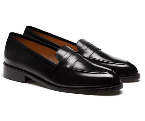 Mens Black Loafers Penny Horsebit And Tassel Hockerty