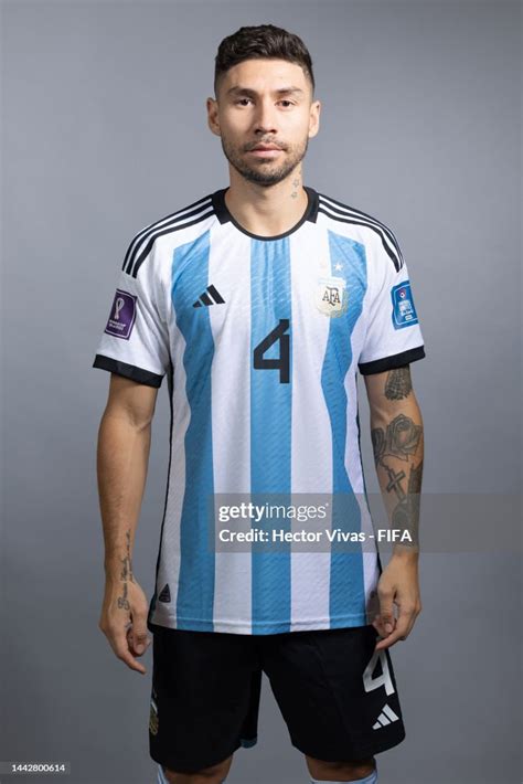 Gonzalo Montiel Of Argentina Poses During The Official Fifa World Cup