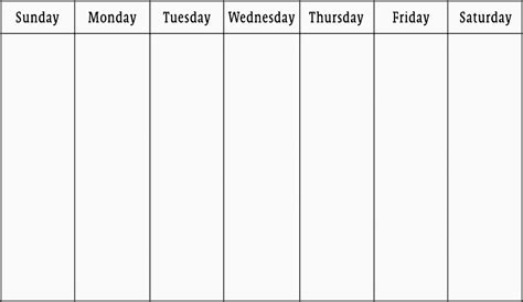 These blank calendar templates grid are mostly used by students to schedule their week, or by people to plan their meal menu or to create diet. 8 One Week Planner - SampleTemplatess - SampleTemplatess
