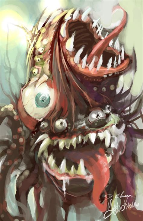Monster By Tobiee Anime Monster Art