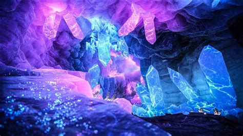 Crystal Cave Wallpaper 4k Live Imagesee