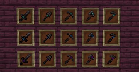 My Netherite Tools Retexture With Durability Textures Top Highest