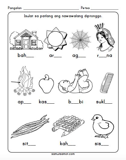Free Filipino Worksheets For Kindergarten Kids Printable Math