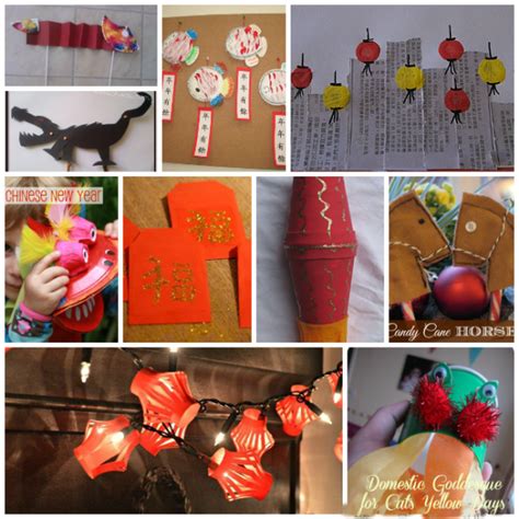 Easy Chinese New Year Crafts For Kids Yellow Days