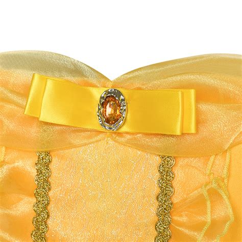 Princess Belle Costume Dress Up Girls Dress Yellow Sunny Fashion