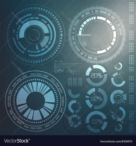 Technology Element Technological Background Vector Image