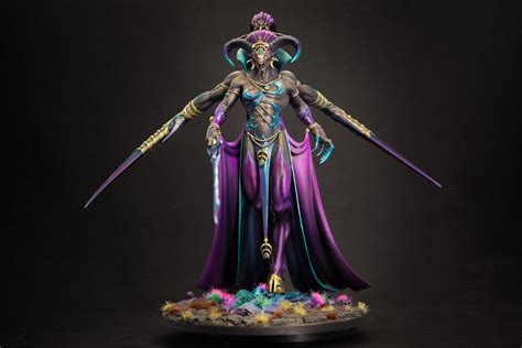 Slaanesh Keeper of Secrets - with NMM, bronze skin tone. CC appreciated