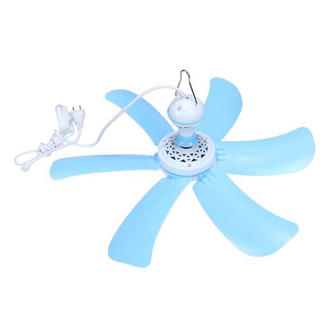 Top 15 best portable ceiling fans. 220V 7W Portable 6 Blades Mini Ceiling Fan with White ABS ...