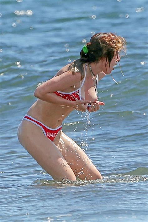 Bella Thorne Nipple Slip In Hawaii Scandal Planet