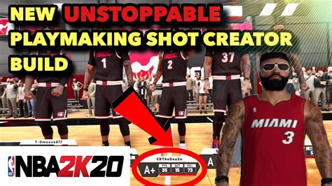 Nba 2k20 My New Unstoppable Playmaking Shot Creator Build Game