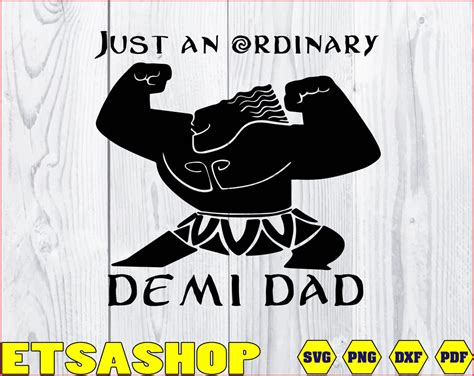 Just An Ordinary Demi Dad Svg Png Dxf Disney Svg Silhouette Design