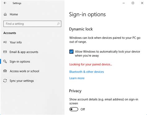 How To Use Dynamic Lock In Windows 10 Techcult