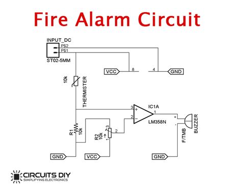 Fire Alarm Circuit Using LM Hackster Io