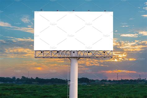 Blank Billboard For Advertisement Stock Photo Containing Billboard And