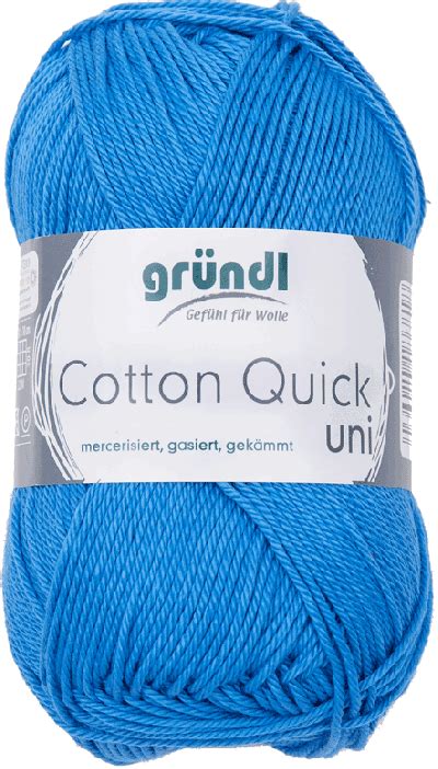 Bij boekenvoordeel slaag je voor het hele gezin. Cotton Quick Uni 126 Medium Blauw 50gr - Grundl ...