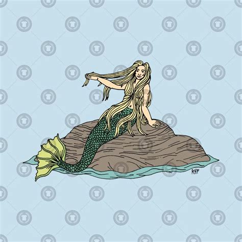 Check Out This Awesome Mermaidonrocks Design On Teepublic Mermaid