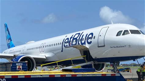 Jetblue Airbus A321neo Midday Landing St Lucia Uvf Youtube