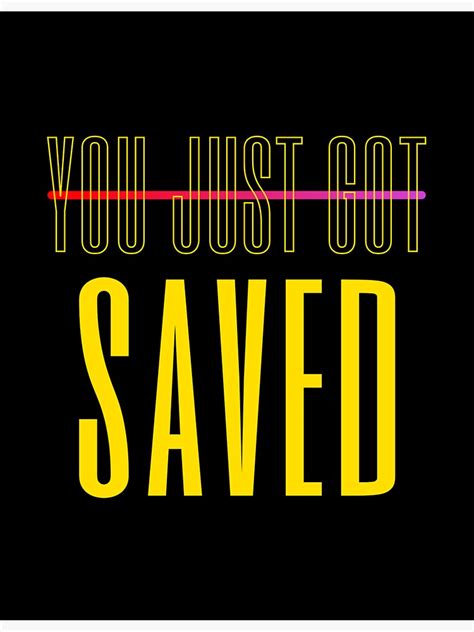 You Just Got Saved Sticker By Thespabarnc Redbubble