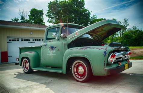 1956 Ford F100 “rat Truck” Southern Indiana Classics