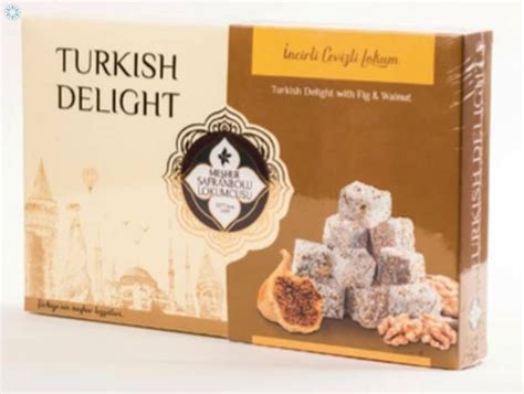 Halal Foods › Turkish Delights › Fig And Walnut Turkish Delight 400g