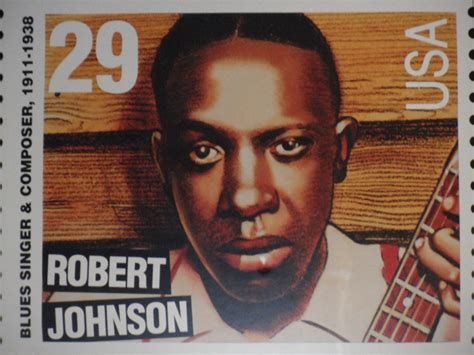 Robert Johnson On A Stamp American Blues Scene