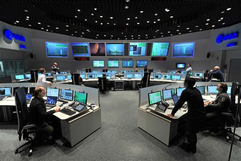 Esa Main Control Room At Esas Space Operations Centre