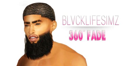 Bls 360 Fade Sims 4 Hair Male Sims Hair The Sims 4 Skin