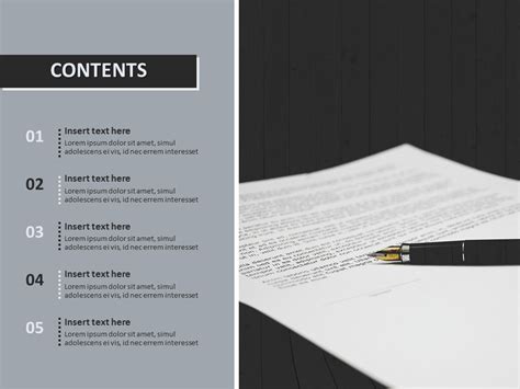 Free Ppt Template Contract Agreement
