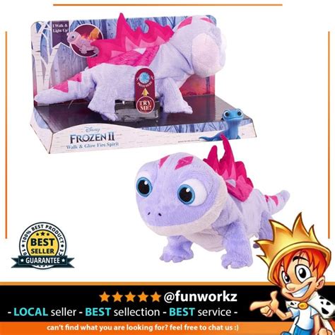 Disney Frozen 2 Walk And Glow Bruni The Salamander Lights And Sounds