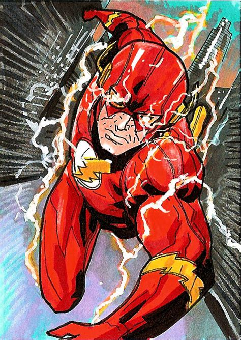 The Flash Comic Book Inspired Artwork