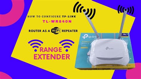 How To Configure Tp Link Tl Wr840n Router As A Wi Fi Repeater Range
