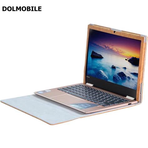 Dolmobile Brown Pu Leather Case Cover For Lenovo Yoga 720 133 Inch