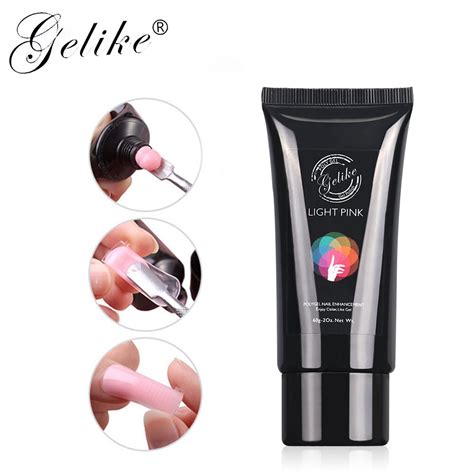 Gelike Hot UV Builder Poly Gel Quick Building Nail Model Extension 60g